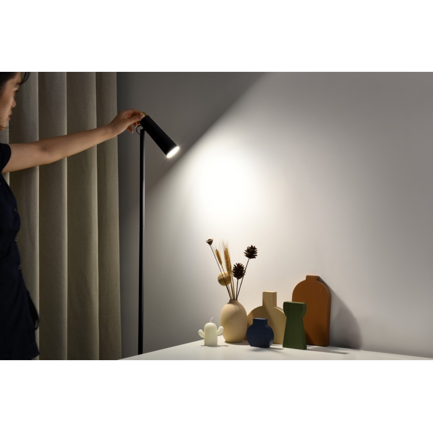 Lampada da terra dimmerabile a LED TIT LED/6W/230V nero