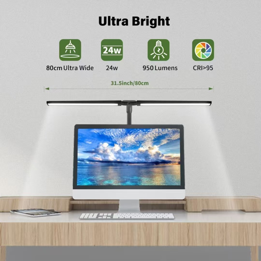 LED Flessibile dimmerabile illuminazione del monitor OFFICE LED/24W/230V 2700-6300K CRI 95