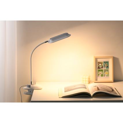 LED+CCT Lampada da tavolo dimmerabile con clip CLIP LED/7,5W/230V 3000/4200/5000K bianca