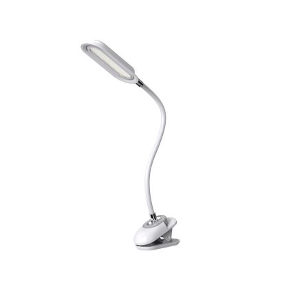 LED+CCT dimmbare Tischlampe mit Clip CLIP LED/7,5W/230V 3000/4200/5000K weiß