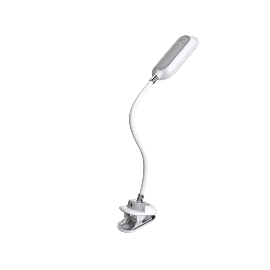 LED+CCT dimmbare Tischlampe mit Clip CLIP LED/7,5W/230V 3000/4200/5000K weiß