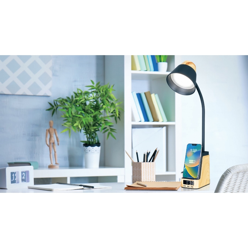 LED+CCT Lampada da tavolo dimmerabile con ricarica wireless Qi IDEAL LED/8W/230V 2700/4000/5000K beige