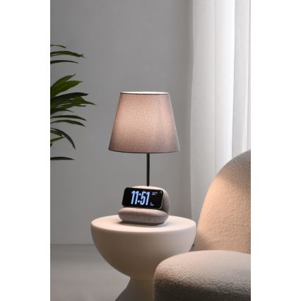 Lampe de table LED dimmable avec recharge sans fil Qi SOFA LED/6W/230V, gris