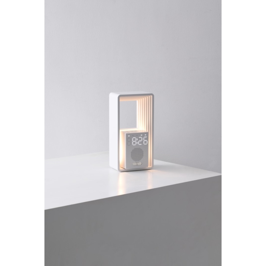 LED-Tischlampe mit Wecker und Ladefunktion CALM LED/3,5W/5V