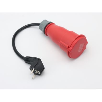 Immax - Tragbare EV-Ladestation für Elektrofahrzeuge AC Typ 2 16A/380V 11kW + Stecker 230V 5m Wi-Fi Tuya