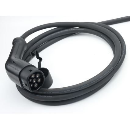 Immax - Tragbare EV-Ladestation für Elektrofahrzeuge AC Typ 2 16A/380V 11kW + Stecker 230V 5m Wi-Fi Tuya