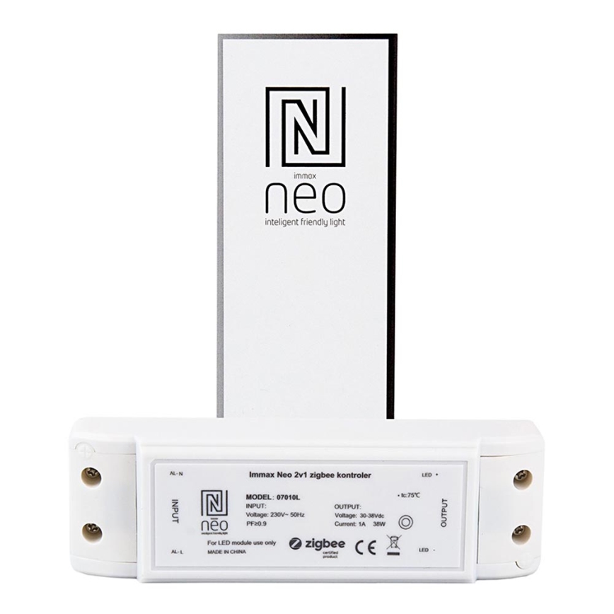 Immax NEO 07010L - Dispositif d'interconnexion 2en1 38W/230V ZigBee