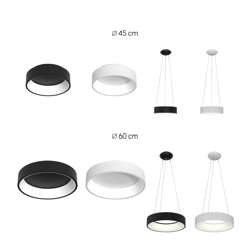 Immax NEO 07020L - Suspension filaire à intensité variable LED avec télécommande AGUJERO LED/30W/230V Tuya