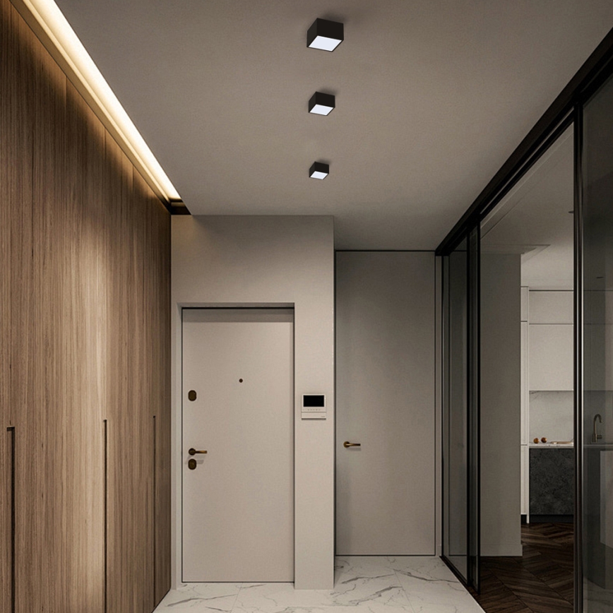 Immax Neo 07074L-15BD - Set 2x Plafoniera LED dimmerabile CANTO 2xLED/12W/230V + telecomando Tuya