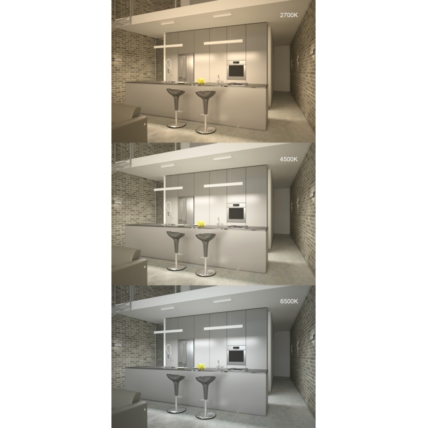 Immax NEO 07076L - Lampadario LED dimmerabile su corda nero LIston LED/18W/230V + tc Tuya