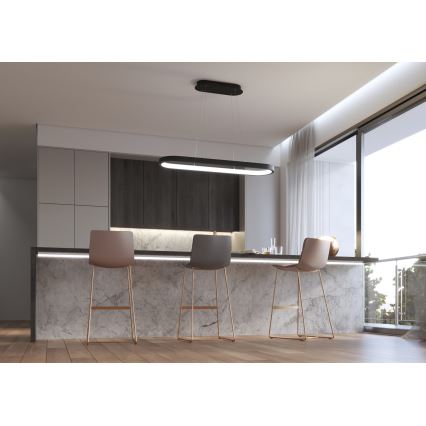 Immax NEO 07078L - LED dimmbare Hängeleuchte an Seil HIPODROMO LED/66W/230V Tuya + Fernbedienung