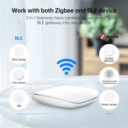 Immax NEO 07117-6 - MULTI BRIDGE PRO passerelle intelligente Zigbee 3.0 Wi‑Fi