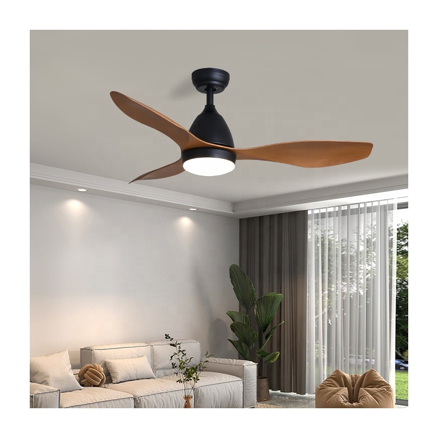 Immax NEO 07141-B - Ventilateur de plafond LED NEO LITE FRESCO LED/18W/230V Tuya Wi-Fi noir/marron+ télécommande