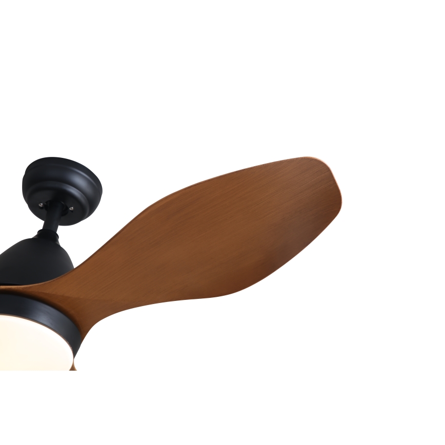 Immax NEO 07141-B - Ventilateur de plafond LED NEO LITE FRESCO LED/18W/230V Tuya Wi-Fi noir/marron+ télécommande