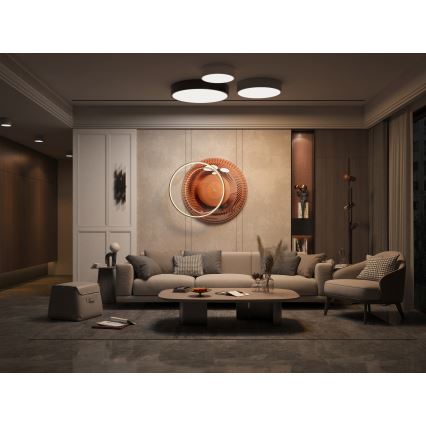 Immax NEO 07143-GR60 - Luce LED dimmerabile RONDATE LED/50W/230V Tuya grigia + TC