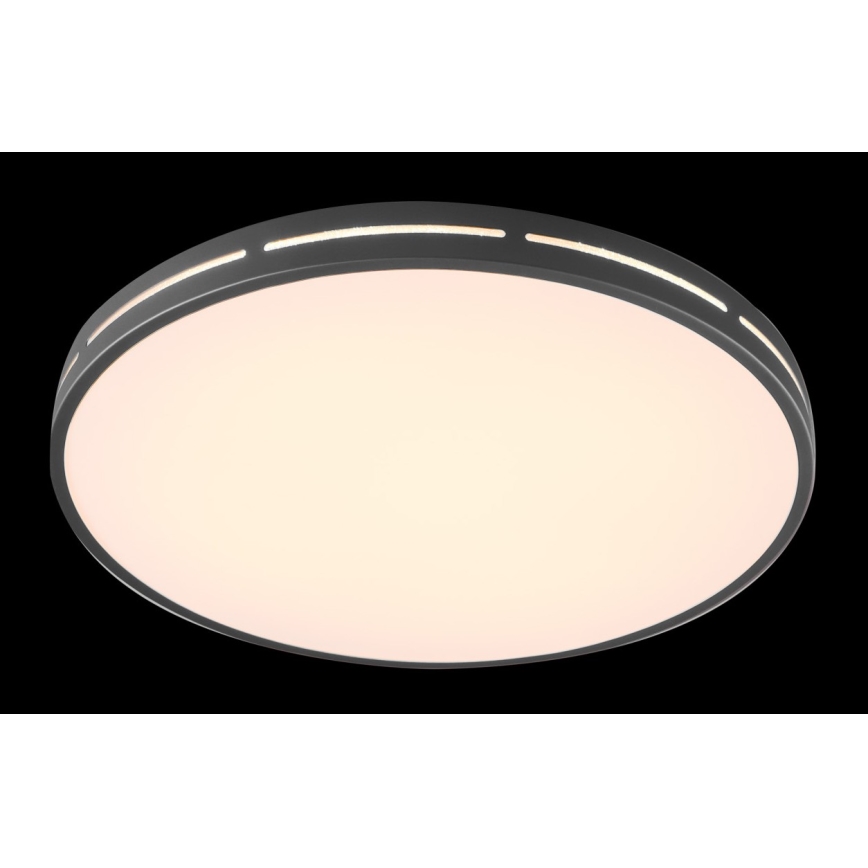 Immax NEO 07145-B42 - Plafonnier LED à intensité variable NEO LITE VISTAS LED/24W/230V Wi-Fi noir + télécommande