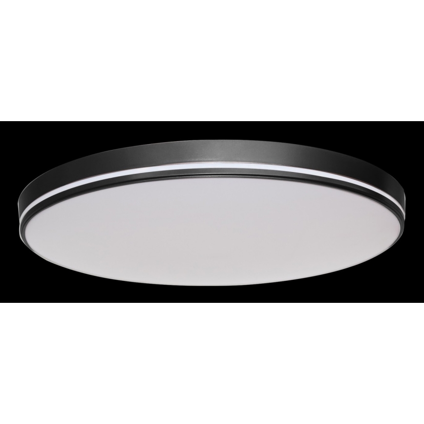 Immax NEO 07148-B40 - Plafoniera LED dimmerabile NEO LITE AREAS 24W/230V Tuya Wi-Fi nera +Telecomando