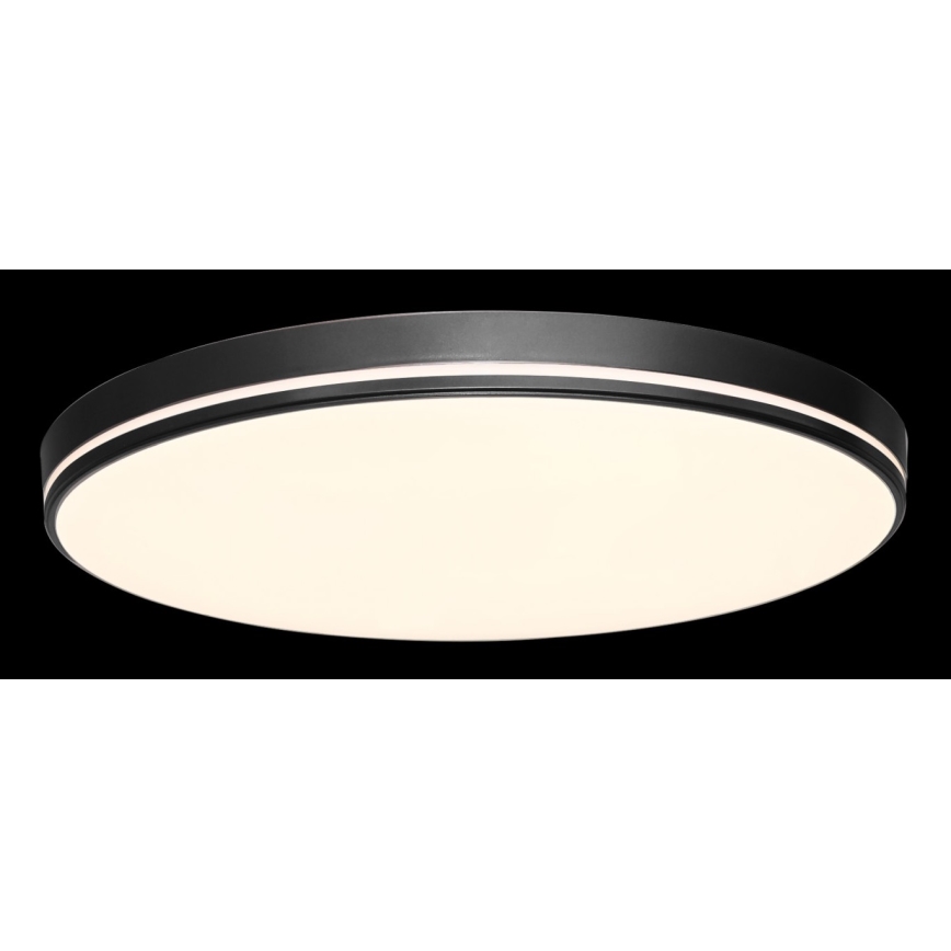 Immax NEO 07148-B51 - Plafoniera LED dimmerabile NEO LITE AREAS 48W/230V Tuya Wi-Fi nera +Telecomando