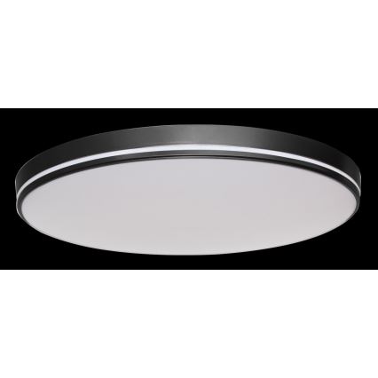 Immax NEO 07148-B51 - Plafoniera LED dimmerabile NEO LITE AREAS 48W/230V Tuya Wi-Fi nera +Telecomando