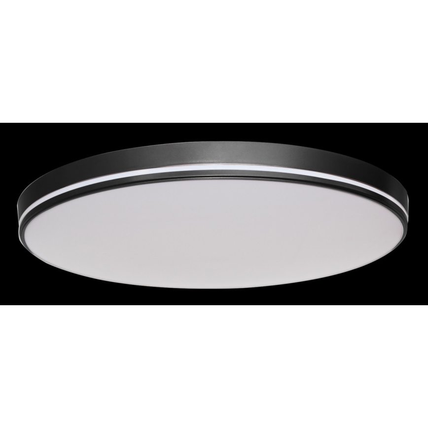 Immax NEO 07148-B51 - Plafoniera LED dimmerabile NEO LITE AREAS 48W/230V Tuya Wi-Fi nera +Telecomando