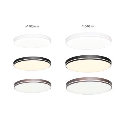 Immax NEO 07149-W40 - Plafoniera LED dimmerabile NEO LITE AREAS LED/24W/230V Tuya Wi-Fi bianco + telecomando