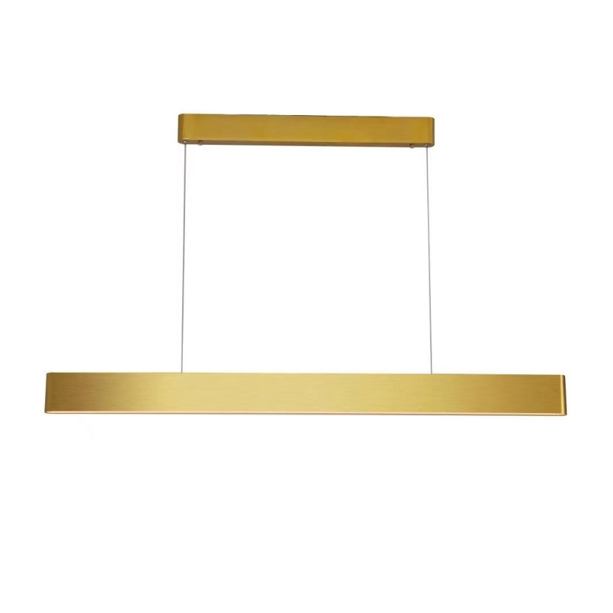 Immax NEO 07157-G120X - RGB+CCTW Dimmbare LED-Hängeleuchte an Schnur MILANO LED/40W/230V Tuya golden
