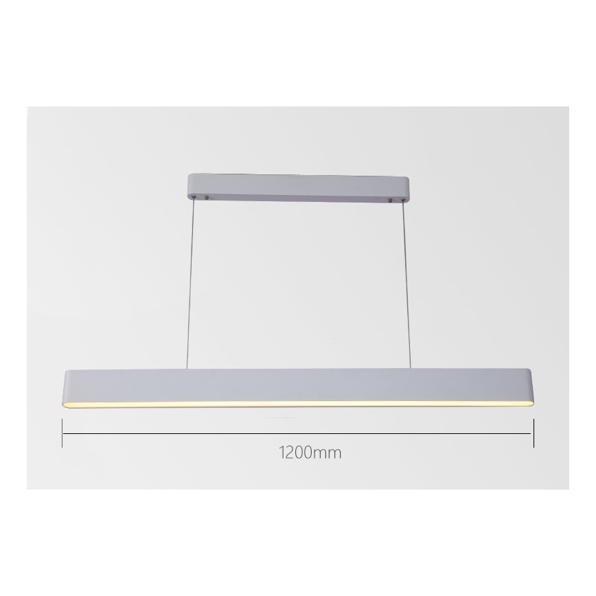 Immax NEO 07157-W120X - LED RGB+CCT Lampadario dimmerabile a sospensione con filo MILANO LED/40W/230V Tuya bianco