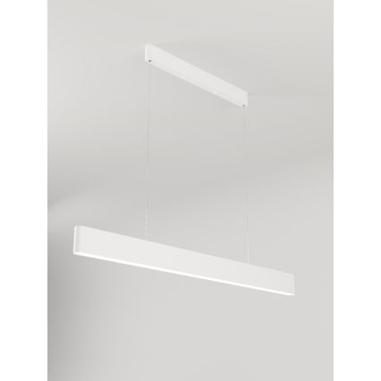 Immax NEO 07157-W120X - RGB+CCT Dimmbare LED-Hängeleuchte an Schnur MILANO LED/40W/230V Tuya weiß