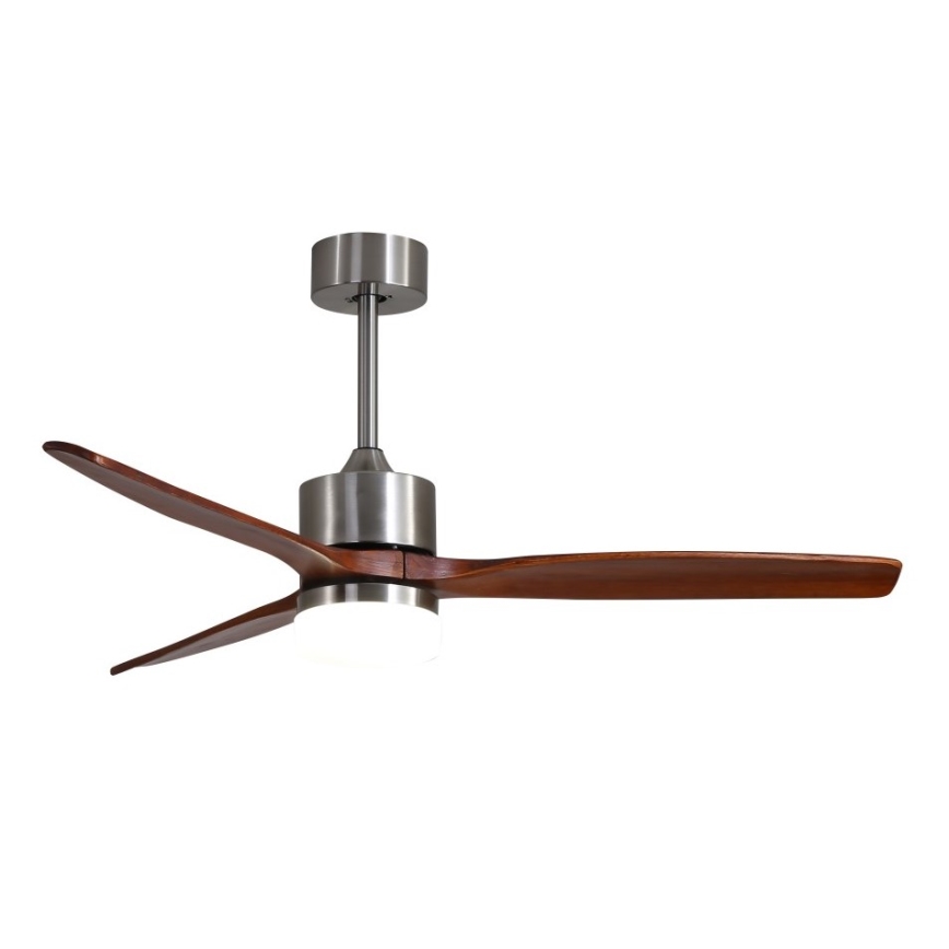 Immax NEO 07165-S - LED-Deckenventilator ELEGANTE LED/18W/230V Eiche Wi-Fi Tuya + Fernbedienung