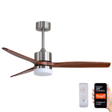 Immax NEO 07165-S - Plafoniera LED ELEGANTE LED/18W/230V quercia Wi-Fi Tuya + telecomando