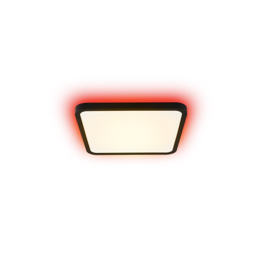 Immax NEO 07167-B40 - LED RGB+CCT Plafonnier à intensité variable NEO LITE TUDO LED/50W/230V Wi-Fi Tuya noir + télécommande