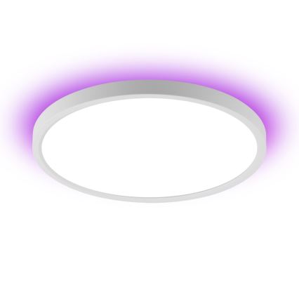 Immax NEO 07169-W60 - Plafonnier LED RGB+CCT à intensité variable NEO LITE TUDO 65W/230V 2700-6500K Wi-Fi Tuya + télécommande blanc