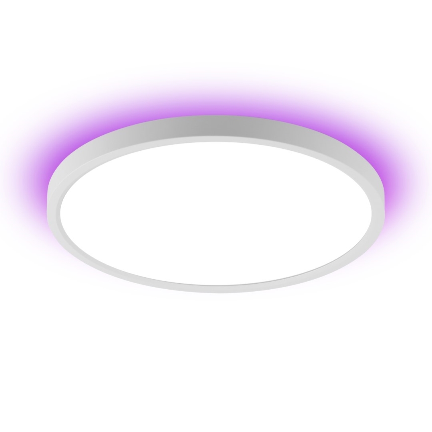 Immax NEO 07169-W60 - Plafonnier LED RGB+CCT à intensité variable NEO LITE TUDO 65W/230V 2700-6500K Wi-Fi Tuya + télécommande blanc