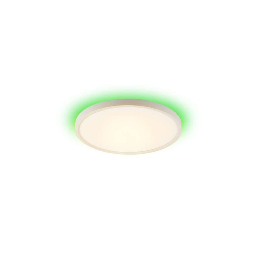 Immax NEO 07169-W60 - Plafonnier LED RGB+CCT à intensité variable NEO LITE TUDO 65W/230V 2700-6500K Wi-Fi Tuya + télécommande blanc
