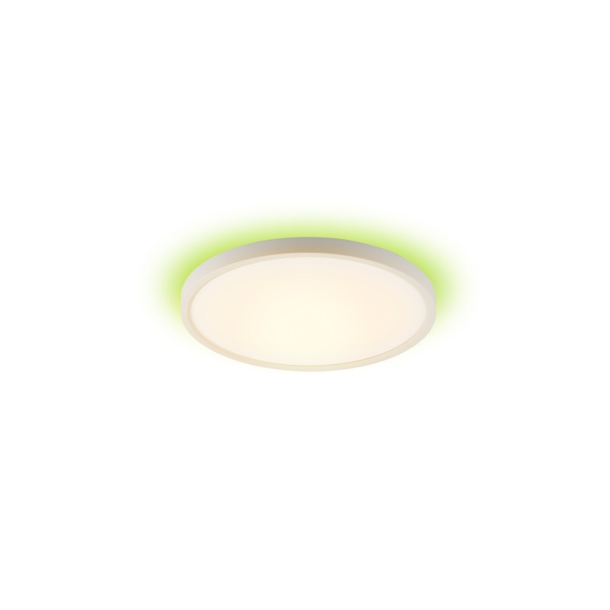 Immax NEO 07169-W60 - Plafonnier LED RGB+CCT à intensité variable NEO LITE TUDO 65W/230V 2700-6500K Wi-Fi Tuya + télécommande blanc