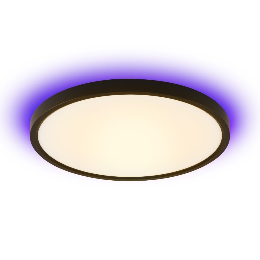 Immax NEO 07170-B60 - LED RGB+CCT Plafoniera con dimmer NEO LITE TUDO LED/65W/230V 2700-6500K Wi-Fi Tuya nero + telecomando