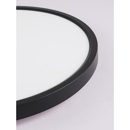 Immax NEO 07170-B60 - Plafonnier LED RGB+CCT à intensité variable NEO LITE TUDO LED/65W/230V 2700-6500K Wi-Fi Tuya noir + télécommande