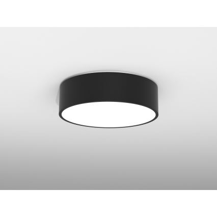 Immax NEO 07200L - Plafonnier à intensité variable RONDATE LED/18W/230V 3000-6000K d. 25 cm noir Tuya + télécommande