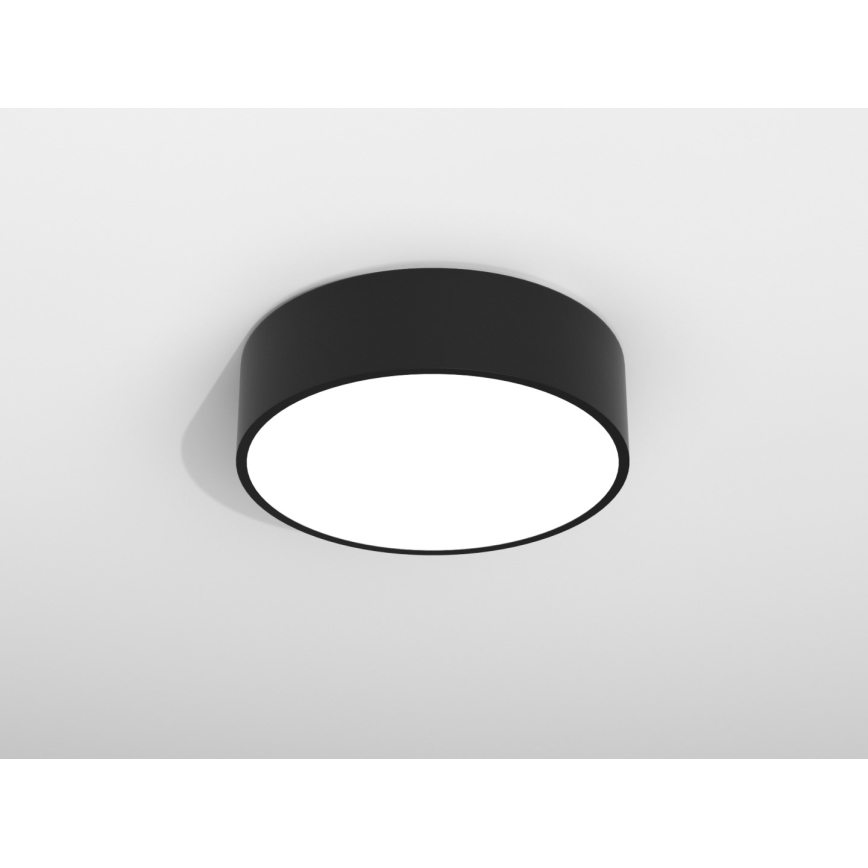 Immax NEO 07200L - Plafonnier à intensité variable RONDATE LED/18W/230V 3000-6000K d. 25 cm noir Tuya + télécommande