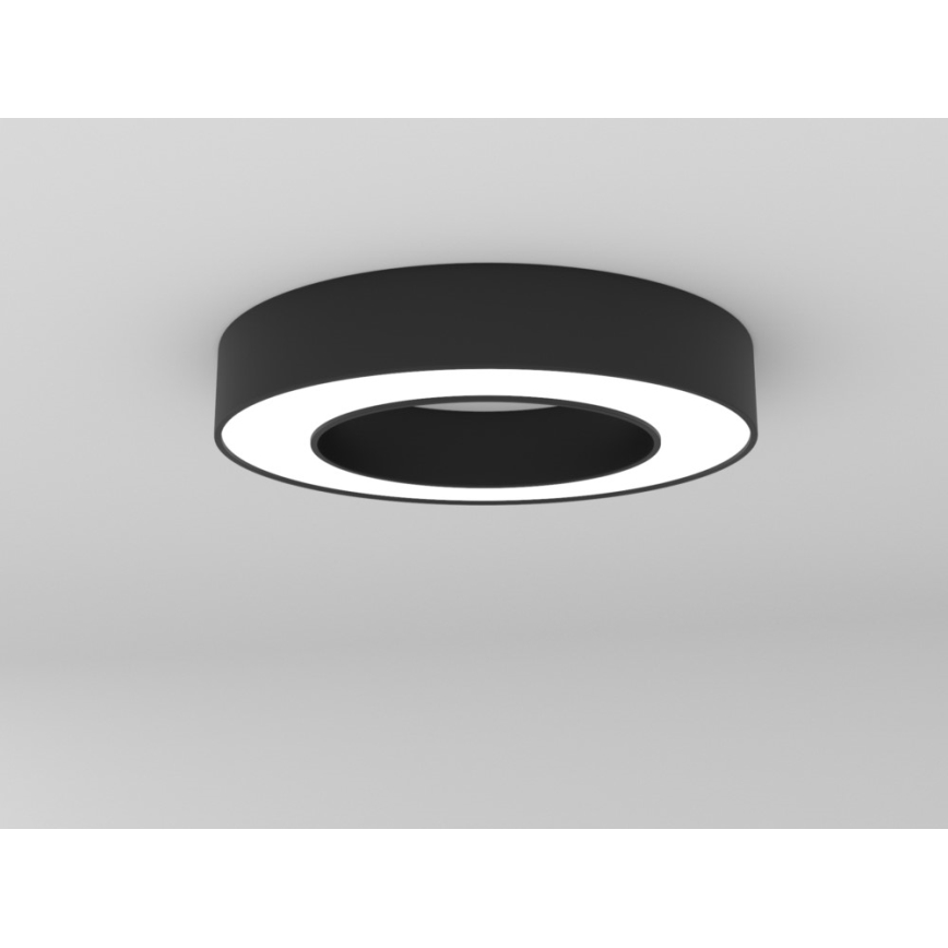Immax NEO 07209L - Plafoniera LED dimmerabile PASTEL LED/53W/230V 60 cm nero Tuya + telecomando