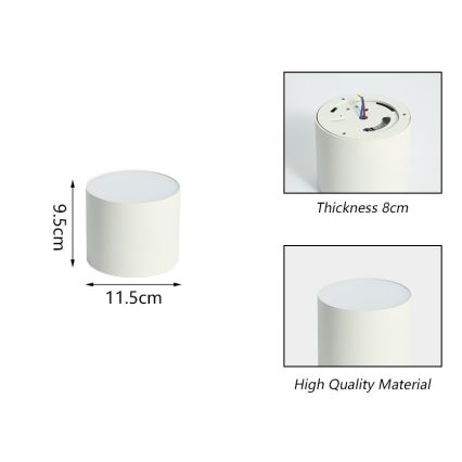 Immax NEO 07241L - Plafoniera LED dimmerabile RONDATE LED/18W/230V 11,5cm Wi-Fi Tuya