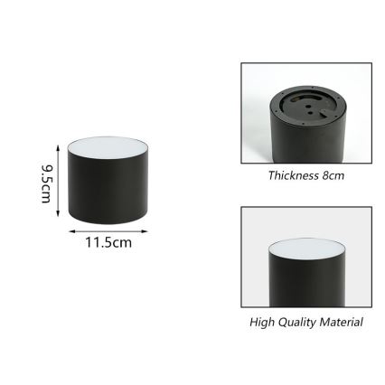 Immax NEO 07242L - Plafonnier à intensité variable RONDATE LED/18W/230V 11,5 cm Wi-Fi Tuya