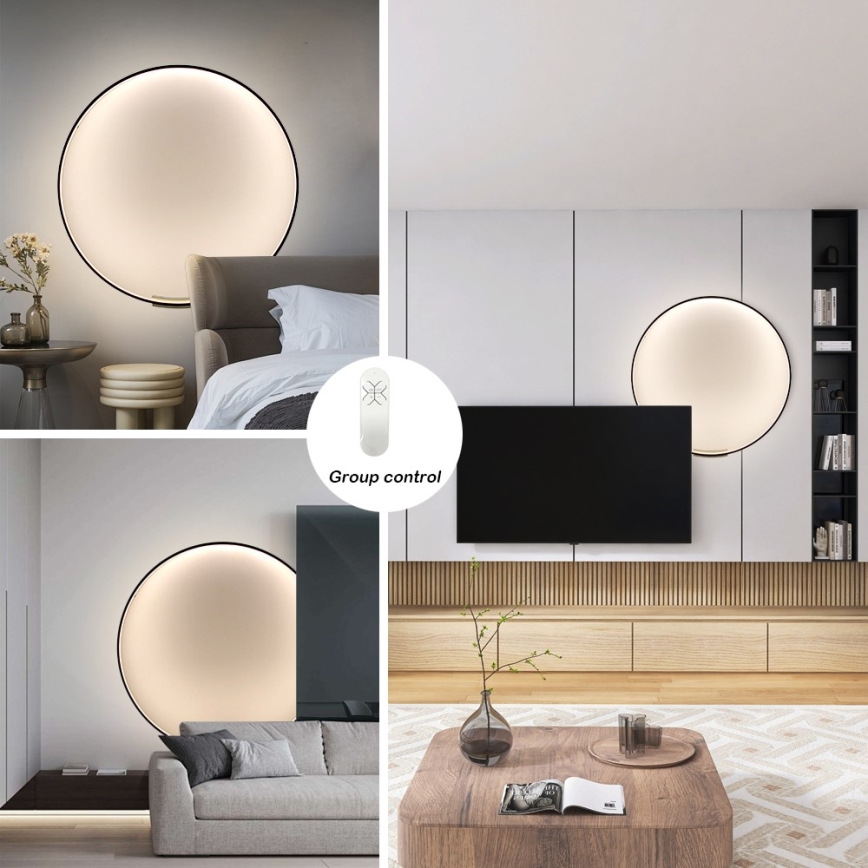 Immax NEO 07245-80 - Dimmbare LED-Wandleuchte FINO LED/50W/230V 2700-6500K 80 cm Tuya + Fernbedienung