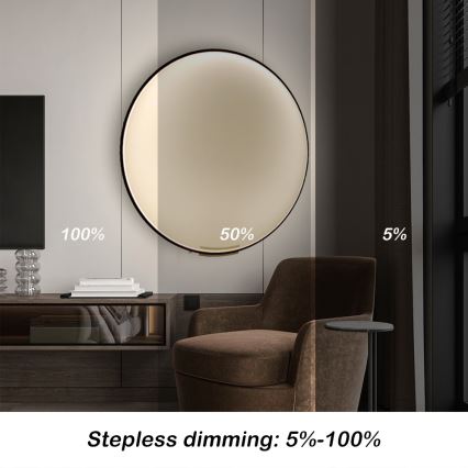 Immax NEO 07245-80 - LED dimmbare Wandleuchte FINO LED/50W/230V 2700-6500K 80 cm Tuya + Fernbedienung