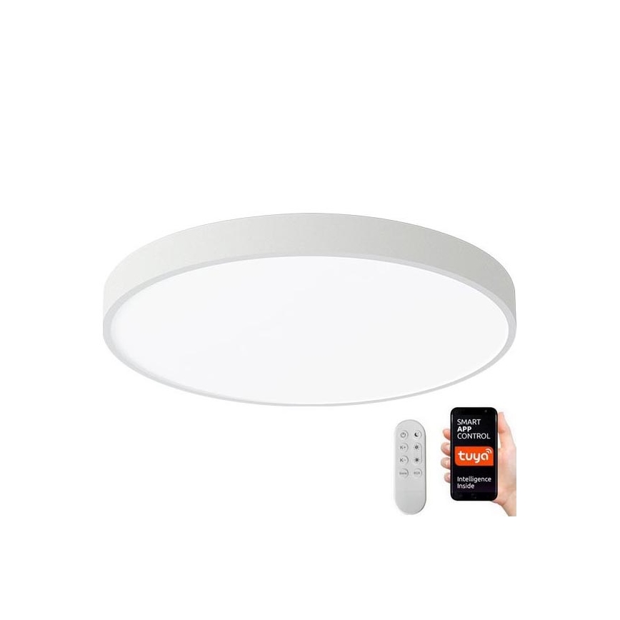 Immax NEO 07251L - Plafoniera LED dimmerabile NEO LITE SEMPLICI LED/36W/230V 3000-6000K Wi-Fi Tuya bianco + telecomando