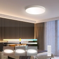 Immax NEO 07251L - Plafoniera LED dimmerabile NEO LITE SEMPLICI LED/36W/230V 3000-6000K Wi-Fi Tuya bianco + telecomando