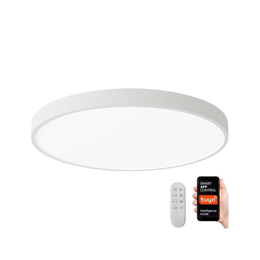 Immax NEO 07252L - Dimmbare LED-Deckenleuchte NEO LITE SEMPLICI LED/48W/230V 3000-6000K Wi-Fi Tuya weiß + Fernbedienung