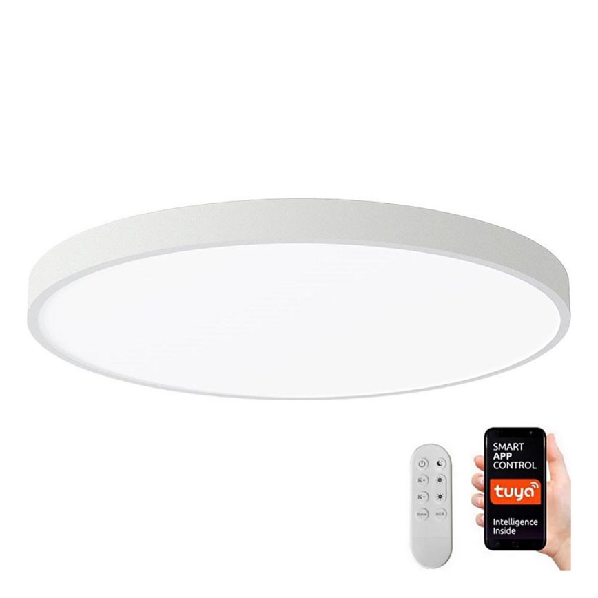 Immax NEO 07253L - Plafoniera LED dimmerabile NEO LITE SEMPLICI LED/60W/230V 3000-6000K Wi-Fi Tuya bianco + telecomando