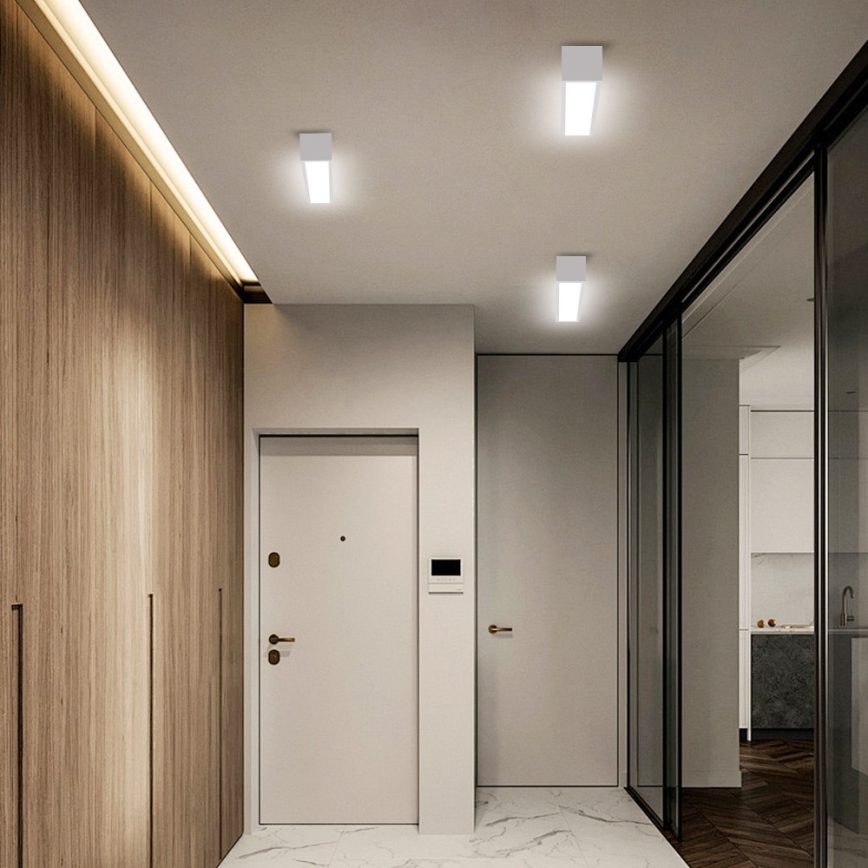 Immax NEO 07257L - Plafoniera LED dimmerabile NEO LITE LUNGO LED/20W/230V 3000-6000K Wi-Fi Tuya bianco + telecomando
