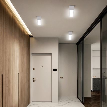 Immax NEO 07257L - Plafonnier à intensité variable NEO LITE LUNGO LED/20W/230V 3000-6000K Wi-Fi Tuya blanc + Télécommande